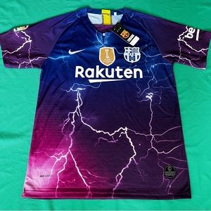 FCB Soccer Jersey Nike Dri-fit Rakuten Mens Sz XL -2019-Futbol Club Barcelona
